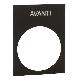 Targhetta AVANTI - SCHNEIDER ELECTRIC ZB2BY2605 product photo Photo 01 2XS