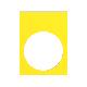 Targhetta - SCHNEIDER ELECTRIC ZB2BY4101 product photo Photo 02 2XS