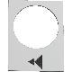 Etichetta - 30x40mm - bianco - sollevamento o destra, lento-veloce - SCHNEIDER ELECTRIC ZB2BY4903 product photo Photo 01 2XS