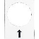Etichetta - 30 x 40mm - bianca - dx, lento - SCHNEIDER ELECTRIC ZB2BY4907 product photo Photo 01 2XS
