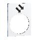 Etichetta - 30x40mm - bianco - avanti, veloce - SCHNEIDER ELECTRIC ZB2BY4914 product photo Photo 01 2XS