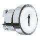 Testa pulsante D. 22  - ad impulso - filoghiera - bianca - freccia su - SCHNEIDER ELECTRIC ZB4BA334 product photo Photo 01 2XS