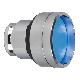 Testa pulsante D. 22  - ad impulso - incassato - blu - senza marcatura - SCHNEIDER ELECTRIC ZB4BA66 product photo Photo 01 2XS