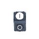 Testa pulsante doppio D. 22  - bianca + nera - 0/I - IP66 - SCHNEIDER ELECTRIC ZB4BA7121 product photo Photo 05 2XS
