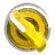 Testa selettore luminoso giallo D.22 - per LED universale - SCHNEIDER ELECTRIC ZB4BK1283 product photo Photo 06 2XS