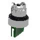 Testa selettore luminoso - 2 posiz.ioni D.22 - verde- per LED universale - SCHNEIDER ELECTRIC ZB4BK1433 product photo Photo 07 2XS