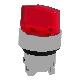 Testa selettore luminoso - 2 posizioni D.22 - rosso- per LED universale - SCHNEIDER ELECTRIC ZB4BK1443 product photo Photo 05 2XS