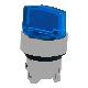 Testa selettore luminoso - 2 posizioni D.22 - blu- per LED universale - SCHNEIDER ELECTRIC ZB4BK1463 product photo Photo 05 2XS