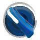 Testa selettore luminoso - 2 posizioni D.22 - blu- per LED universale - SCHNEIDER ELECTRIC ZB4BK1463 product photo Photo 06 2XS