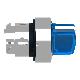 Testa selettore luminoso - 2 posizioni D.22 - blu- per LED universale - SCHNEIDER ELECTRIC ZB4BK1463 product photo Photo 08 2XS