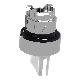 Testa selettore luminoso - 3 posizioni D.22 - bianco- per LED universale - SCHNEIDER ELECTRIC ZB4BK1513 product photo Photo 07 2XS