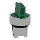 Testa selettore luminoso - 3 posizioni D.22 - verde- per LED universale - SCHNEIDER ELECTRIC ZB4BK1733 product photo Photo 05 2XS