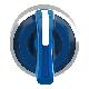 Testa selettore luminoso - 3 posizioni D.22 - blu- per LED universale - SCHNEIDER ELECTRIC ZB4BK1763 product photo Photo 06 2XS