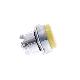 Testa pulsante D.22 - sporgente  gialla - (silicone trasparente) - SCHNEIDER ELECTRIC ZB4BP5 product photo Photo 06 2XS