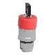 Testa pulsante D.22 -sblocco a chiave - fungo D.30 - rossa - Ronis 455 - SCHNEIDER ELECTRIC ZB4BS934 product photo Photo 05 2XS