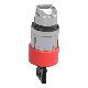 Testa pulsante D.22 -sblocco a chiave - fungo D.30 - rossa - Ronis 455 - SCHNEIDER ELECTRIC ZB4BS934 product photo Photo 07 2XS