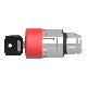 Testa pulsante D.22 -sblocco a chiave - fungo D.30 - rossa - Ronis 455 - SCHNEIDER ELECTRIC ZB4BS934 product photo Photo 09 2XS