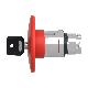Testa pulsante D.22 -sblocco a chiave - fungo D. 60 - rossa - Ronis 455 - SCHNEIDER ELECTRIC ZB4BS964 product photo Photo 09 2XS