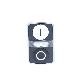 Testa pulsante doppio D.22  - bianca + nera - 0/I - SCHNEIDER ELECTRIC ZB4BW7A1721 product photo Photo 05 2XS