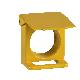 Dispositivo di blocco D.22 mm - GIALLO - SCHNEIDER ELECTRIC ZB4BZ65 product photo Photo 01 2XS