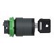 Testa selettore chiave  D.22 - 3 posizioni - Ronis 455 - estrazione chiave tutte posizioni - SCHNEIDER ELECTRIC ZB5AG0 product photo Photo 08 2XS