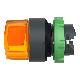 Testa selettore luminoso - 2 posizione D.22 - arancione- per LED universale - SCHNEIDER ELECTRIC ZB5AK1253 product photo Photo 09 2XS