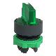 Testa selettore luminoso - 3 posizioni D.22 - verde- per LED universale - SCHNEIDER ELECTRIC ZB5AK1333 product photo Photo 05 2XS