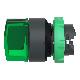Testa selettore luminoso - 3 posizioni D.22 - verde- per LED universale - SCHNEIDER ELECTRIC ZB5AK1333 product photo Photo 09 2XS
