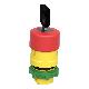 Testa fungo arresto emergenza D.30  - a chiave D.22 - rossa - Ronis 455 - SCHNEIDER ELECTRIC ZB5AS934 product photo Photo 05 2XS