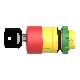 Testa fungo arresto emergenza D.30  - a chiave D.22 - rossa - Ronis 455 - SCHNEIDER ELECTRIC ZB5AS934 product photo Photo 09 2XS