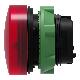 Testa lampada spia D.22 - circolare - gemma liscia rossa- per LED universale - SCHNEIDER ELECTRIC ZB5AV043 product photo Photo 09 2XS