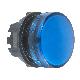 Testa lampada spia D.22 - circolare - gemma liscia blu - SCHNEIDER ELECTRIC ZB5AV06 product photo Photo 01 2XS