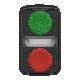 Testa pulsante doppio D.22 - rossa + verde - senza marcatura - SCHNEIDER ELECTRIC ZB5AW7A3740 product photo Photo 06 2XS