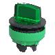 Testa selettore luminoso verde 2 posizioni D.30 - filopannello  - per LED universale - SCHNEIDER ELECTRIC ZB5FK1233 product photo Photo 05 2XS