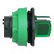 Testa selettore luminoso verde 2 posizioni D.30 - filopannello  - per LED universale - SCHNEIDER ELECTRIC ZB5FK1233 product photo Photo 08 2XS