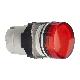 Testa lampada spia D.16 - circolare - gemma liscia rossa - SCHNEIDER ELECTRIC ZB6AV4 product photo Photo 01 2XS