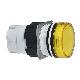 Testa lampada spia D.16 - circolare - gemma liscia gialla - SCHNEIDER ELECTRIC ZB6AV5 product photo Photo 01 2XS