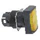Testa pulsante luminoso rettangolare D.16 - filoghiera - giallo - SCHNEIDER ELECTRIC ZB6DW5 product photo Photo 01 2XS