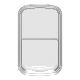 Cappuccio per testa pulsante triplo D.22 - SCHNEIDER ELECTRIC ZBA710 product photo Photo 04 2XS