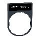 Porta etichetta 30 X 40mm - per unit?  D.22 - con etichetta ARRESTO-MARCIA - SCHNEIDER ELECTRIC ZBY2166 product photo Photo 01 2XS