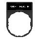 Porta etichetta 30 X 40mm - per unit?  D.22 - con etichetta ARRESTO-MARCIA - SCHNEIDER ELECTRIC ZBY2166 product photo Photo 06 2XS