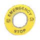 ETICHETTA EMERGENCY STOP 3D - SCHNEIDER ELECTRIC ZBY9320 - SCHNEIDER ELECTRIC ZBY9320 - SCHNEIDER ELECTRIC ZBY9320 product photo Photo 01 2XS