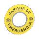 Etichetta circolare D.60 per arresto emergenza  PARADA DE EMERGENCIA/logo ISO13850 - SCHNEIDER ELECTRIC ZBY9420 product photo Photo 01 2XS