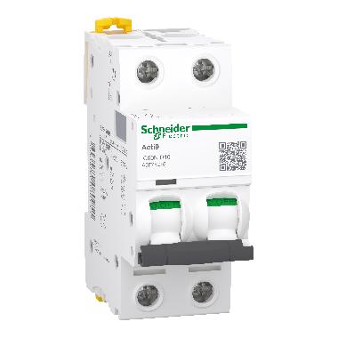 Interruttore magnetotermico iC60N 2P D 16A 6000A - SCHNEIDER ELECTRIC A9F75216 product photo Photo 01 3XL