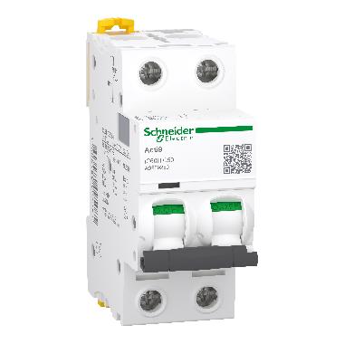 Interruttore magnetotermico iC60H 2P C 50A 10000A - SCHNEIDER ELECTRIC A9F89250 product photo Photo 01 3XL