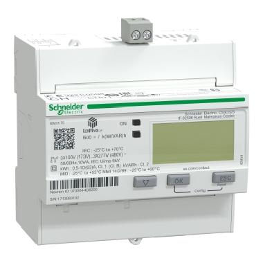 Contatore energia iEM3175 - 3P+N -inserzione diretta 63A - LON - MID - SCHNEIDER ELECTRIC A9MEM3175 product photo Photo 02 3XL