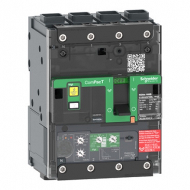 INTERRUTTORE NSXM 16KA VIGI 100A 4P EVERLINK_T - SCHNEIDER ELECTRIC C11E44V100L - SCHNEIDER ELECTRIC C11E44V100L product photo Photo 01 3XL