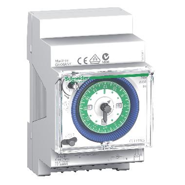Interruttore orario meccanico IH 24H 1 CANALE CON RISERVA MARCIA - SCHNEIDER ELECTRIC CCT15365 product photo Photo 01 3XL