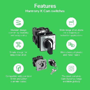 COMMUTATORE COMPLETO 32A 1-0-2 4P - SCHNEIDER ELECTRIC K30H004UP product photo Photo 02 3XL