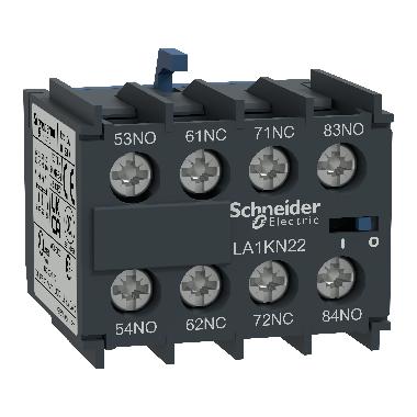 Blocco contatti ausiliari TeSys - 3 NO + 1 NC - Conn. faston - SCHNEIDER ELECTRIC LA1KN31 product photo Photo 01 3XL